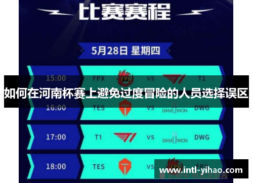 如何在河南杯赛上避免过度冒险的人员选择误区